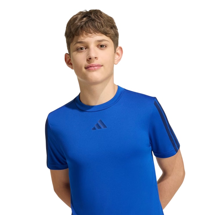 Camiseta Adidas Train Essentials Infantil - Azul