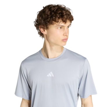 Camiseta Adidas Treino Tech Intensity Masculina - Cinza