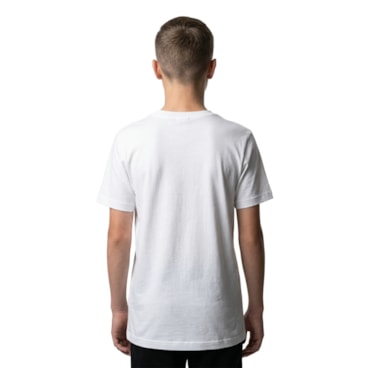 Camiseta Brasil Nike CBF Crest Tee Infantil - Branca