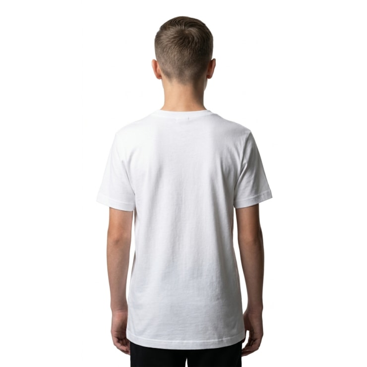 Camiseta Brasil Nike CBF Crest Tee Infantil - Branca