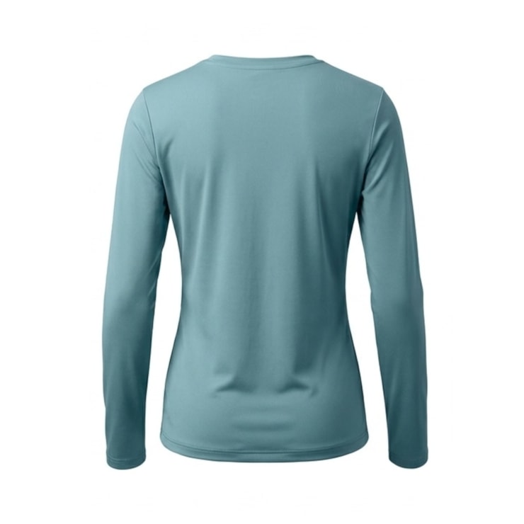Camiseta Columbia Manga Longa Neblina Feminina