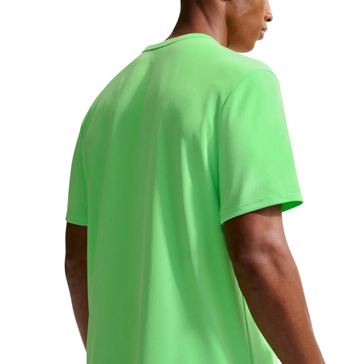 Camiseta Dri-Fit Nike Uv Miler Masculina - Verde Limão