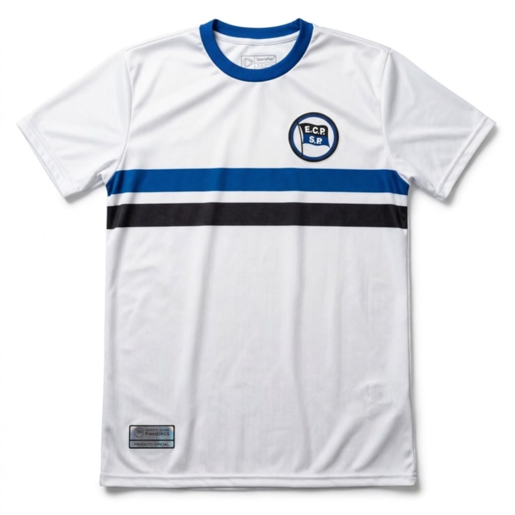 Camiseta Esporte Clube Pinheiros Colmeia Masculina - Branca