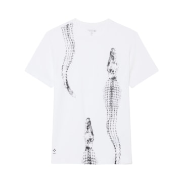 Camiseta  Lacoste Medvedev Us Open  Daniil Medvedev Masculina - Branca
