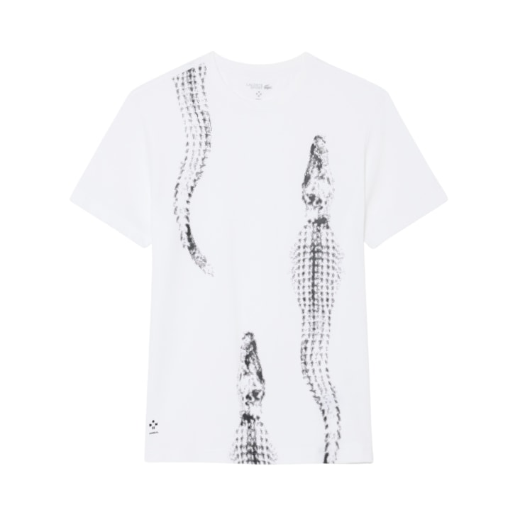 Camiseta  Lacoste Medvedev Us Open  Daniil Medvedev Masculina - Branca
