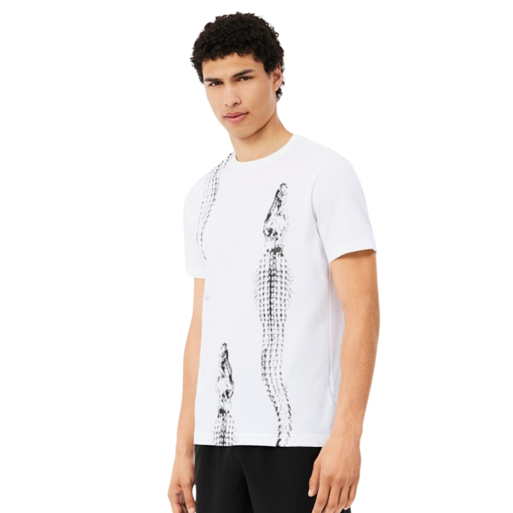 Camiseta Lacoste Medvedev Us Open Daniil Medvedev Masculina - Branca