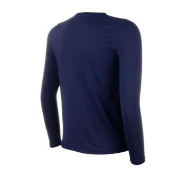 Camiseta Manga Longa Speedo Proteção Uv50 Infantil - Marinho