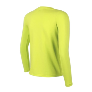 Camiseta Manga Longa Speedo Proteção Uv50 Infantil - Verde Limão