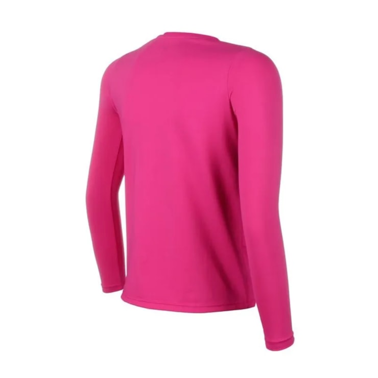 Camiseta Manga Longa Speedo Uv Protection Infantil - Rosa