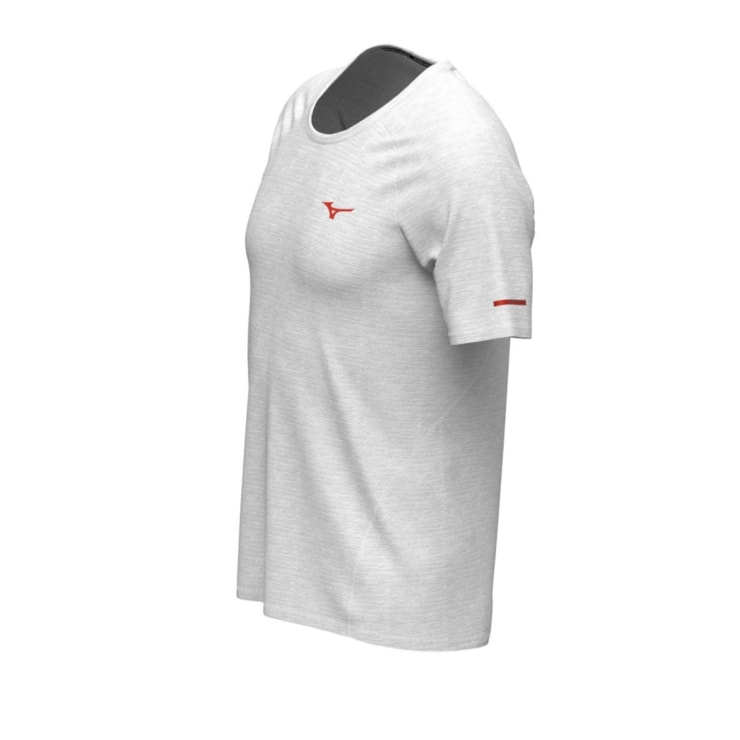 Camiseta Mizuno High 5 Masculina - Cinza Claro