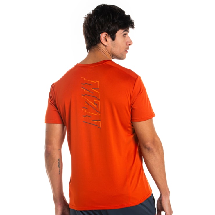 Camiseta Mizuno Prime Masculina - Terracota