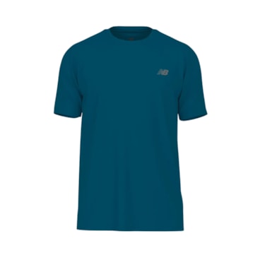 Camiseta New Balance Sport Essentials Masculina - Azul Petróleo