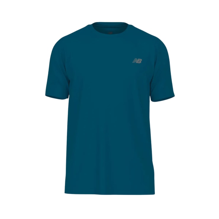Camiseta New Balance Sport Essentials Masculina - Azul Petróleo