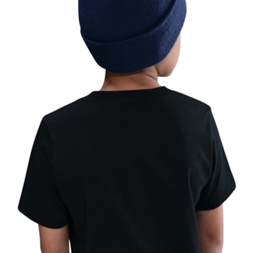 Camiseta Nike Club Brand Energy Infantil - Preta