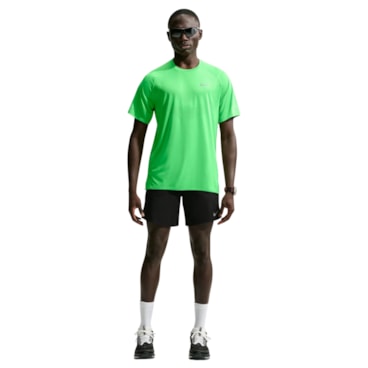 Camiseta Nike Dri-Fit Advance Stride Masculina - Verde Limão