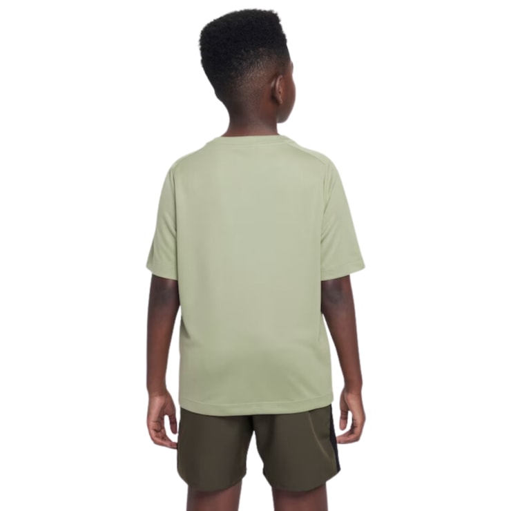 Camiseta Nike Dri-Fit Multi Infantil - Verde Claro