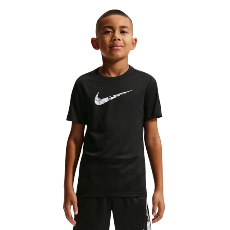 Camiseta Nike Dri-Fit Nike Trophy 23 Infantil - Preta