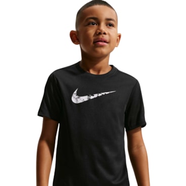 Camiseta Nike Dri-Fit Nike Trophy 23 Infantil - Preta