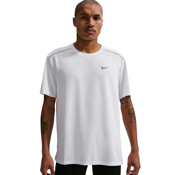 Camiseta Nike Dri-Fit Nike Uv Miler Masculina - Branca