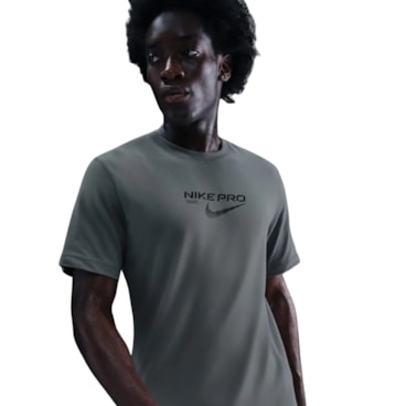 Camiseta Nike Dri-Fit Tee Pro Training Masculina - Cinza