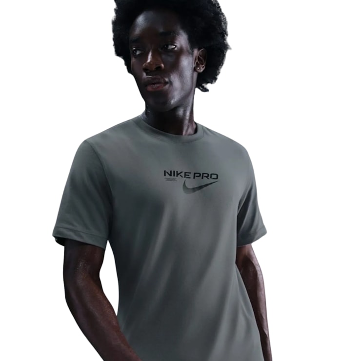 Camiseta Nike Dri-Fit Tee Pro Training Masculina - Cinza