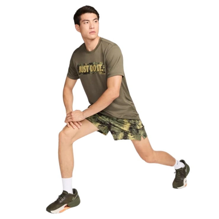 Camiseta Nike Estampada Just Do It Masculina - Verde