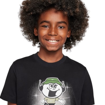 Camiseta Nike Sportswear Air Maxy Infantil - Preta