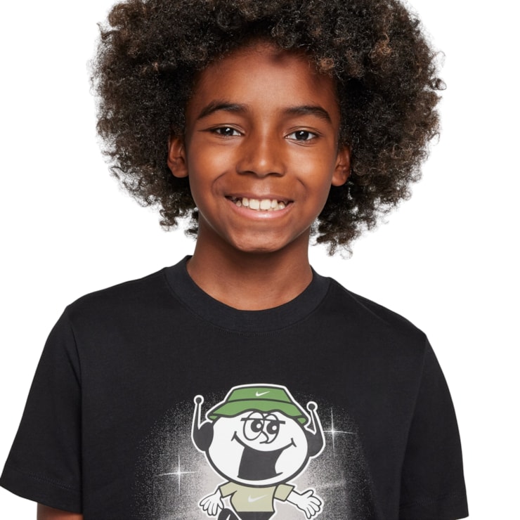 Camiseta Nike Sportswear Air Maxy Infantil - Preta