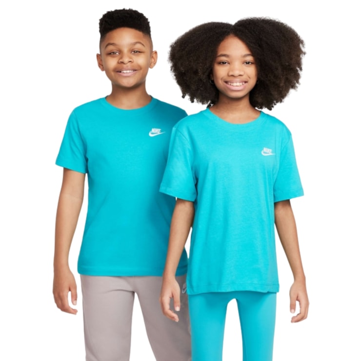 Camiseta Nike Sportswear Futura Infantil - Azul