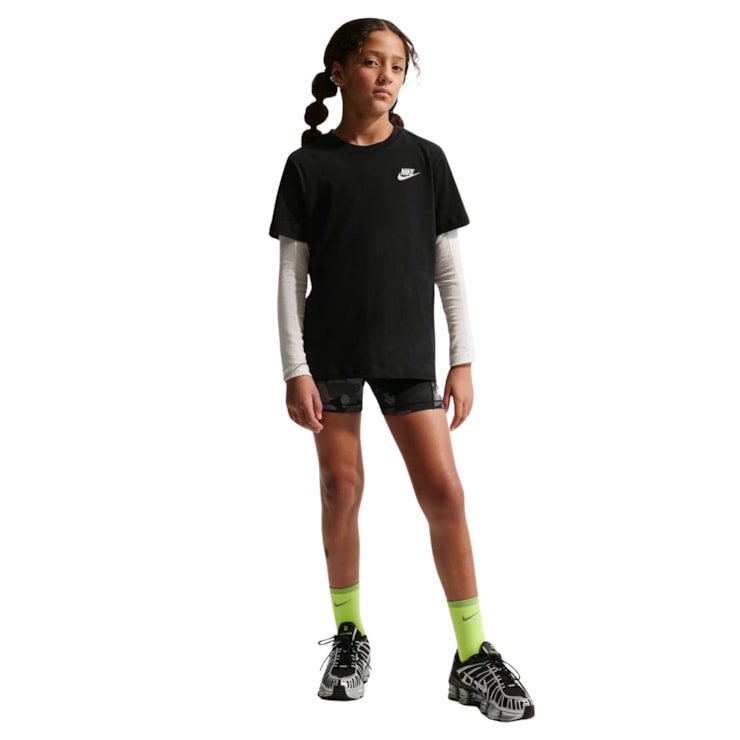 Camiseta Nike Sportswear Futura Infantil - Preta