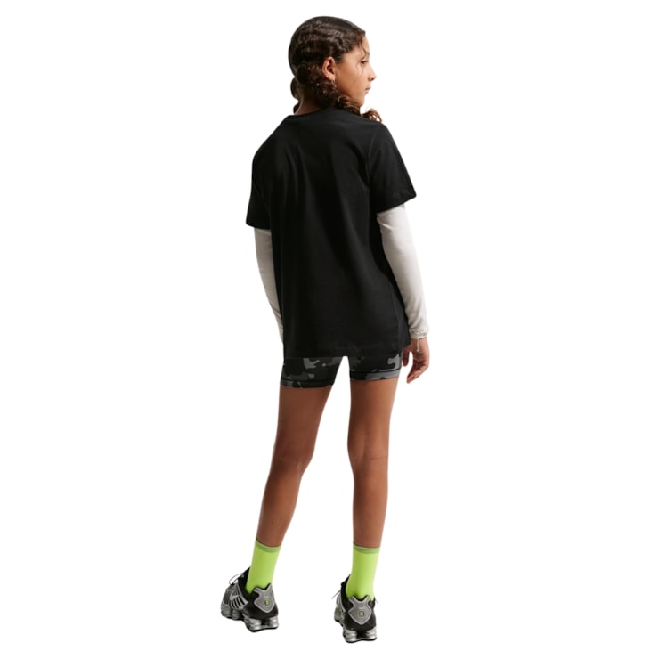 Camiseta Nike Sportswear Futura Infantil - Preta