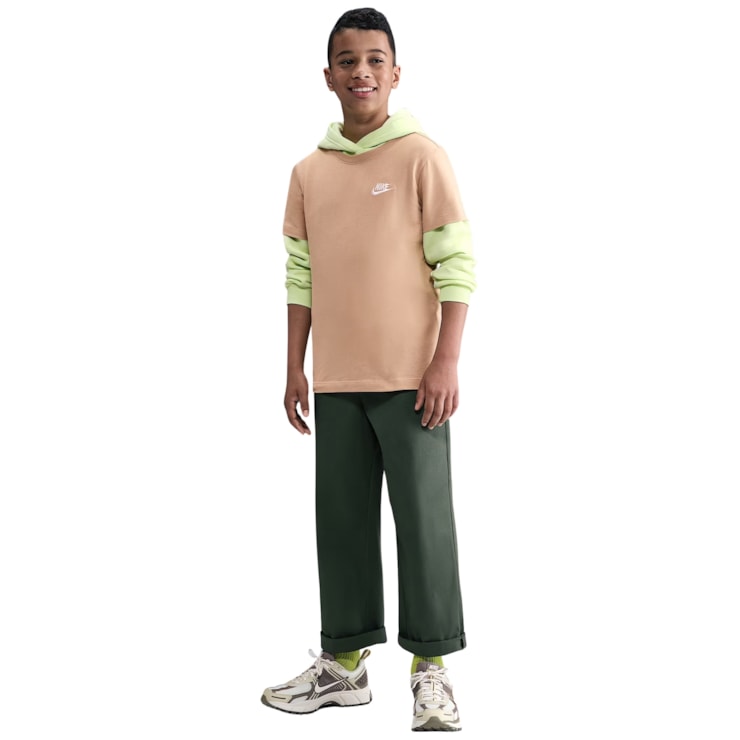 Camiseta Nike Sportswear Tee Emb Future Infantil - Bege