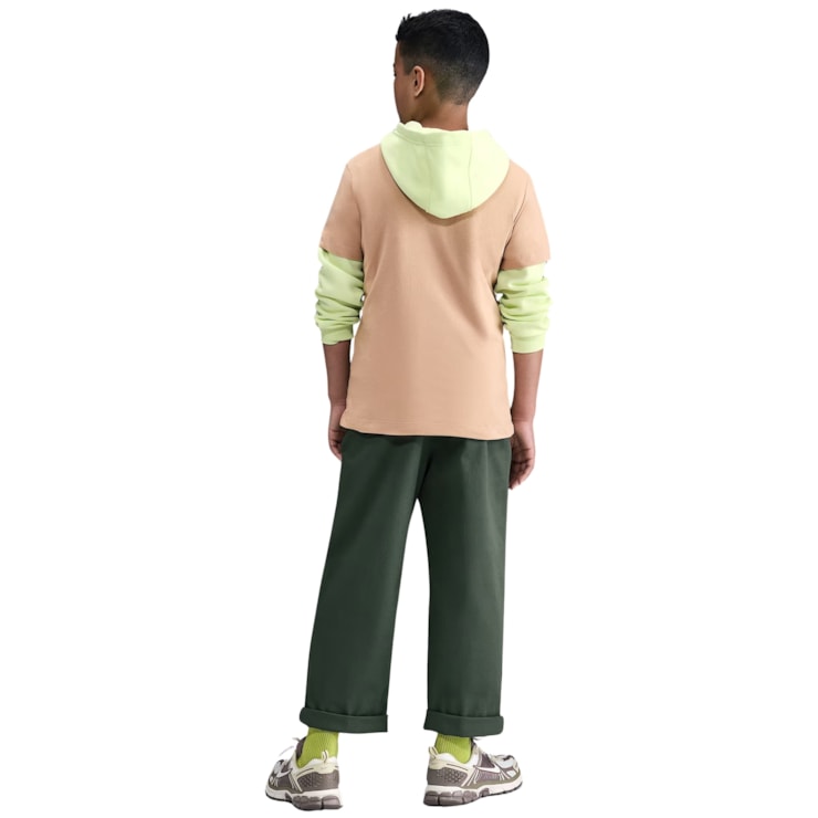 Camiseta Nike Sportswear Tee Emb Future Infantil - Bege
