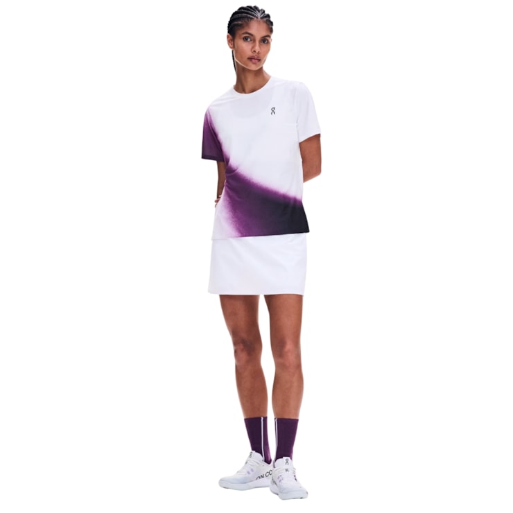 Camiseta On Court-T Swing I Feminina - Branca/Roxa