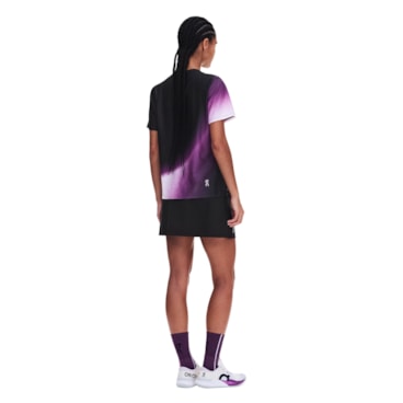 Camiseta On Court-T Swing I Feminina - Preta/Roxa
