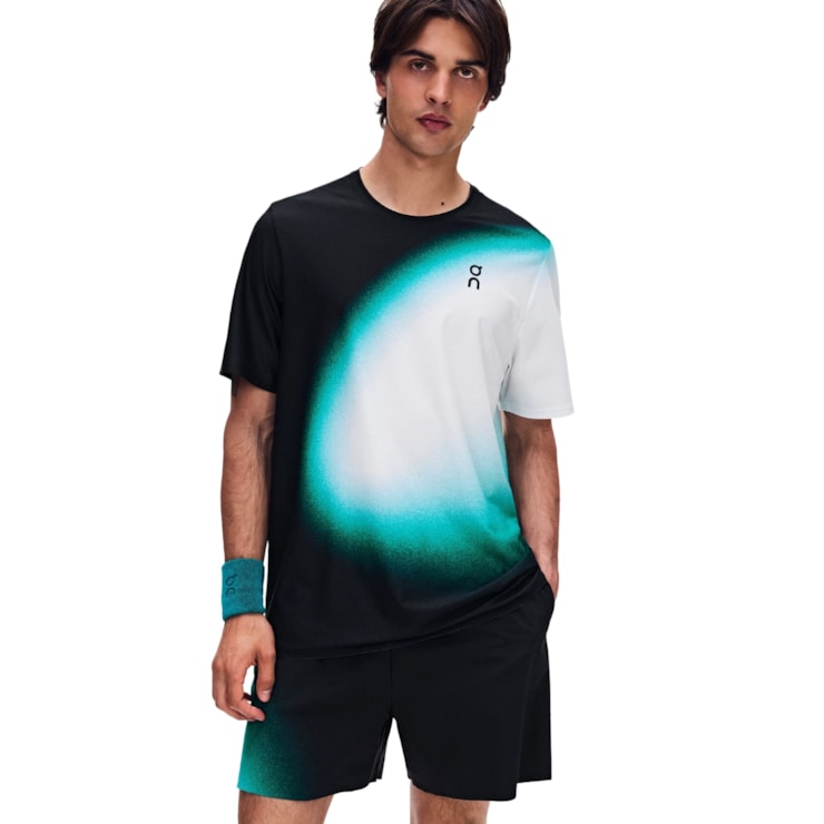 Camiseta On Court-T Swing I Masculina - Preta/Verde