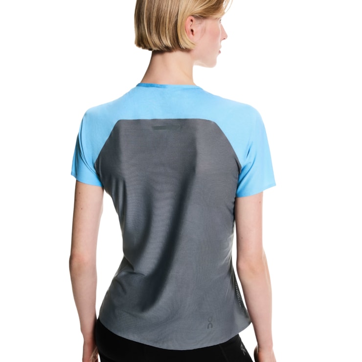 Camiseta On Performance-T Feminina - Azul/Cinza