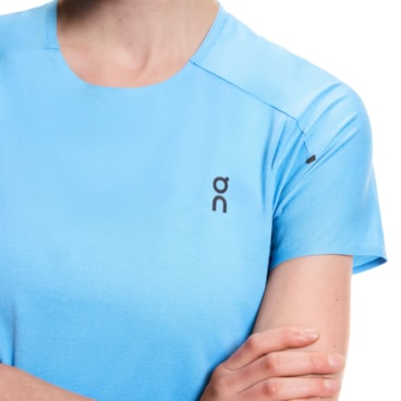 Camiseta On Performance-T Feminina - Azul/Cinza