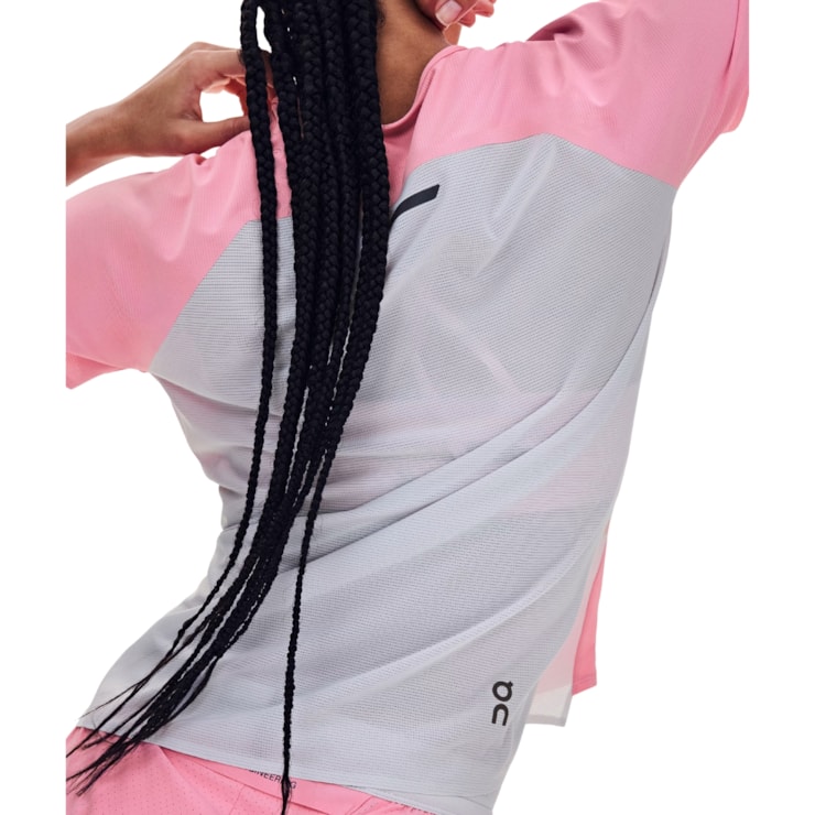 Camiseta On Performance-T Feminina - Rosa/Branco