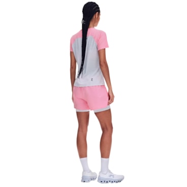 Camiseta On Performance-T Feminina - Rosa/Branco