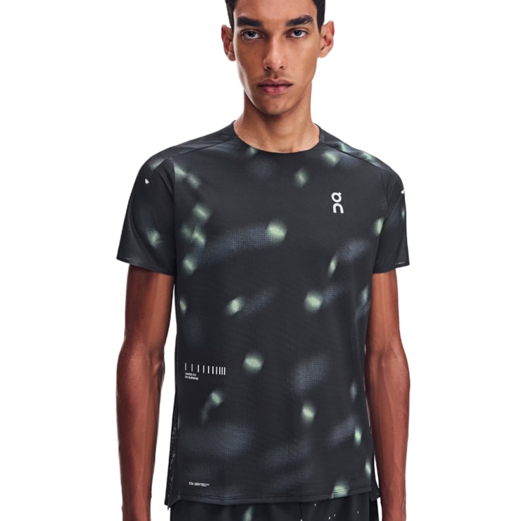 Camiseta On Performance-T Lumos 2 Masculina - Preta/Verde