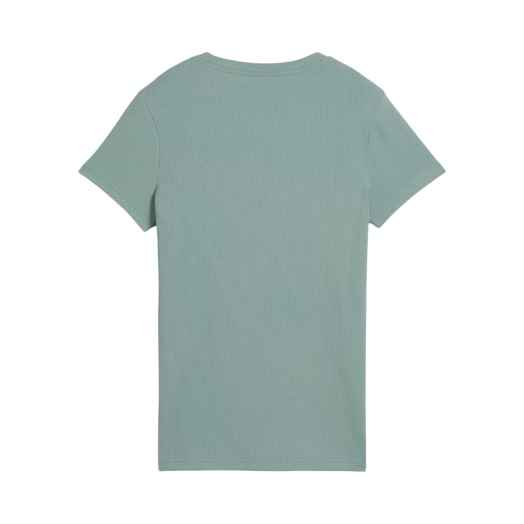 Camiseta Puma Ess Elevated Rib Feminina - Verde