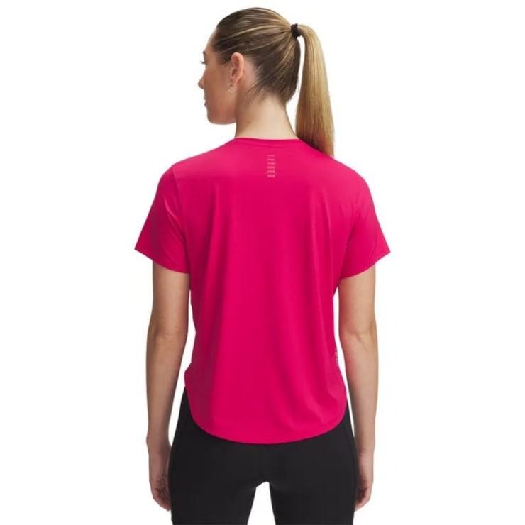 Camiseta Under Armour Launch Elite Feminina - Rosa Escuro