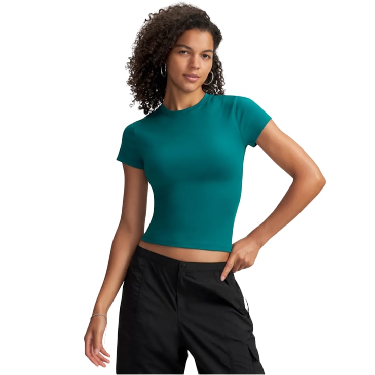 Camiseta Under Armour Motion Fitted Feminina - Verde