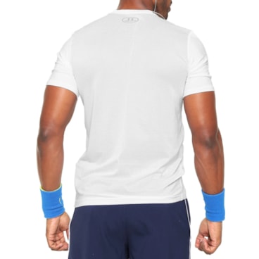 Camiseta Under Armour Raid SS Masculina - Branca