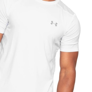 Camiseta Under Armour Raid SS Masculina - Branca