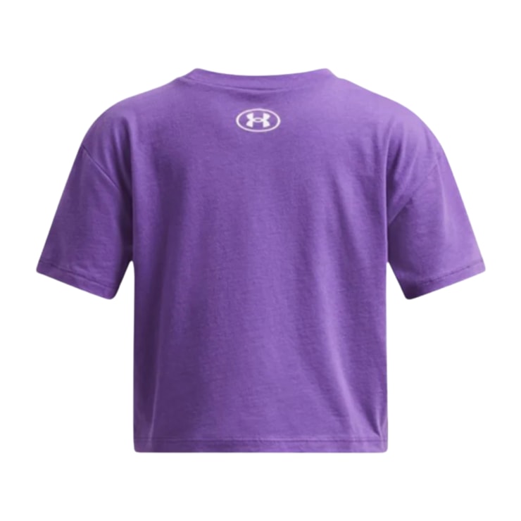 Camiseta Under Armour Sportstyle Crop Feminino - Roxa