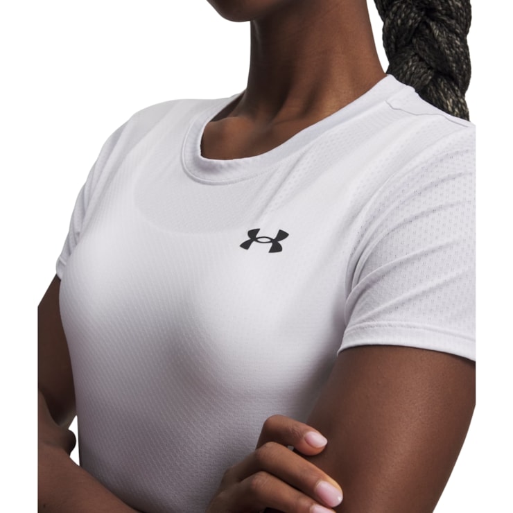 Camiseta Under Armour Tech Mesh Feminina - Branca