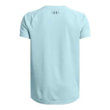 Camiseta Under Armour Tech Textured Infantil - Azul