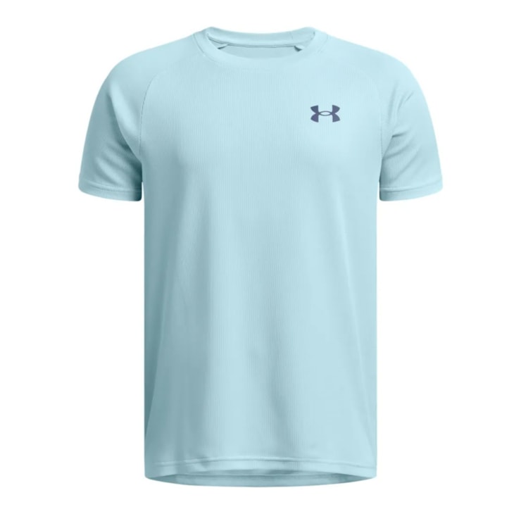 Camiseta Under Armour Tech Textured Infantil - Azul